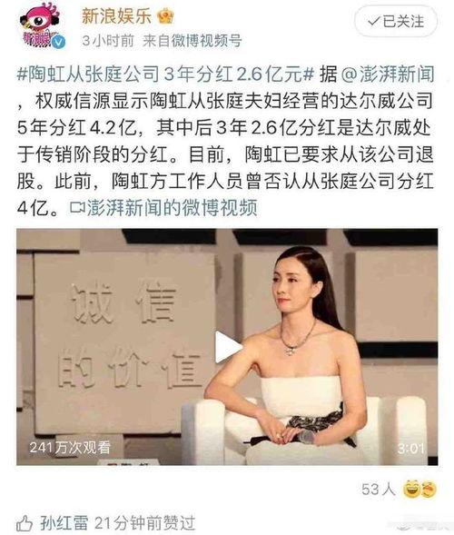 陶虹吃瓜大爆料,娱乐圈内幕大揭秘！